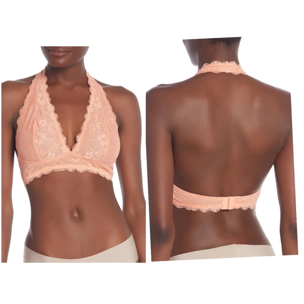 Free People Galloon Lace Halter Bralette